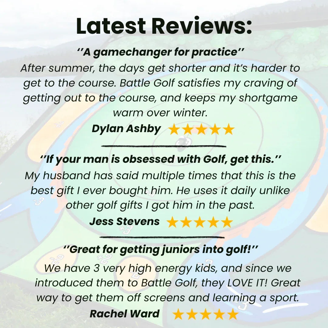 Battle Golf Set - 8 Players (Extra 12 Balls!) - Battle Golf UK