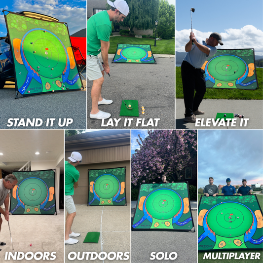 Battle Golf Set - 8 Players (Extra 12 Balls!)